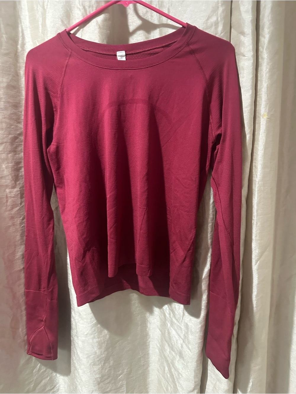 Lululemon Women’s Long Sleeve Crewneck Top - Burgundy